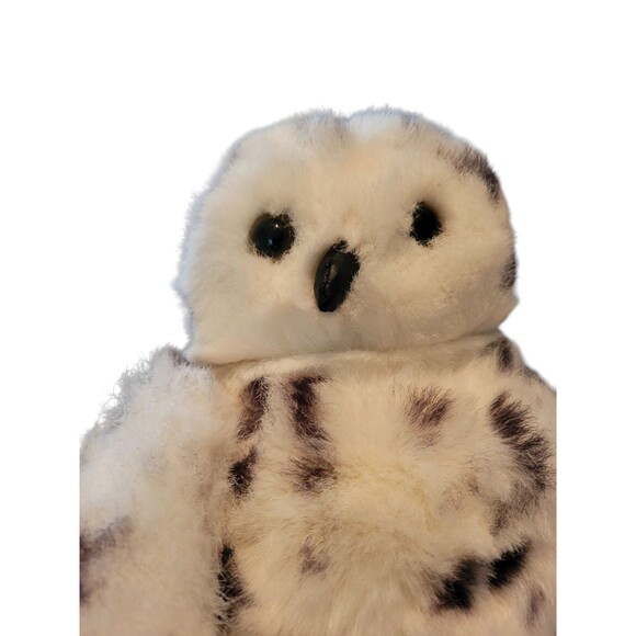 2017 Folkmanis Snow Owl Bird 360⁰ Swivel Head Full Body Plush Hand Puppet - Picture 5 of 9
